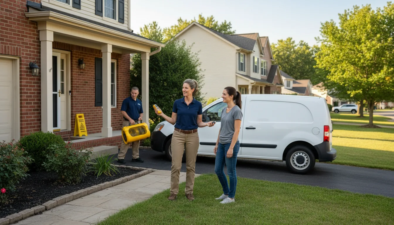 Water restoration image for Dehumidification And Cleanup Services in Jamestown, NY